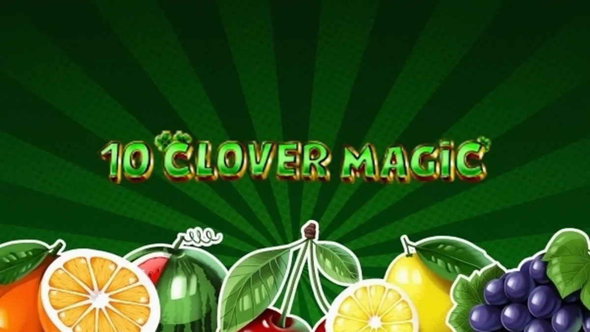 Imagem do slot 10 Clover Magic com símbolos irlandeses como trevos e potes de ouro.