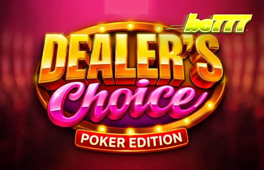 Interface do slot Dealer’s Choice: Poker Edition com rolos em estilo de cartas de pôquer
